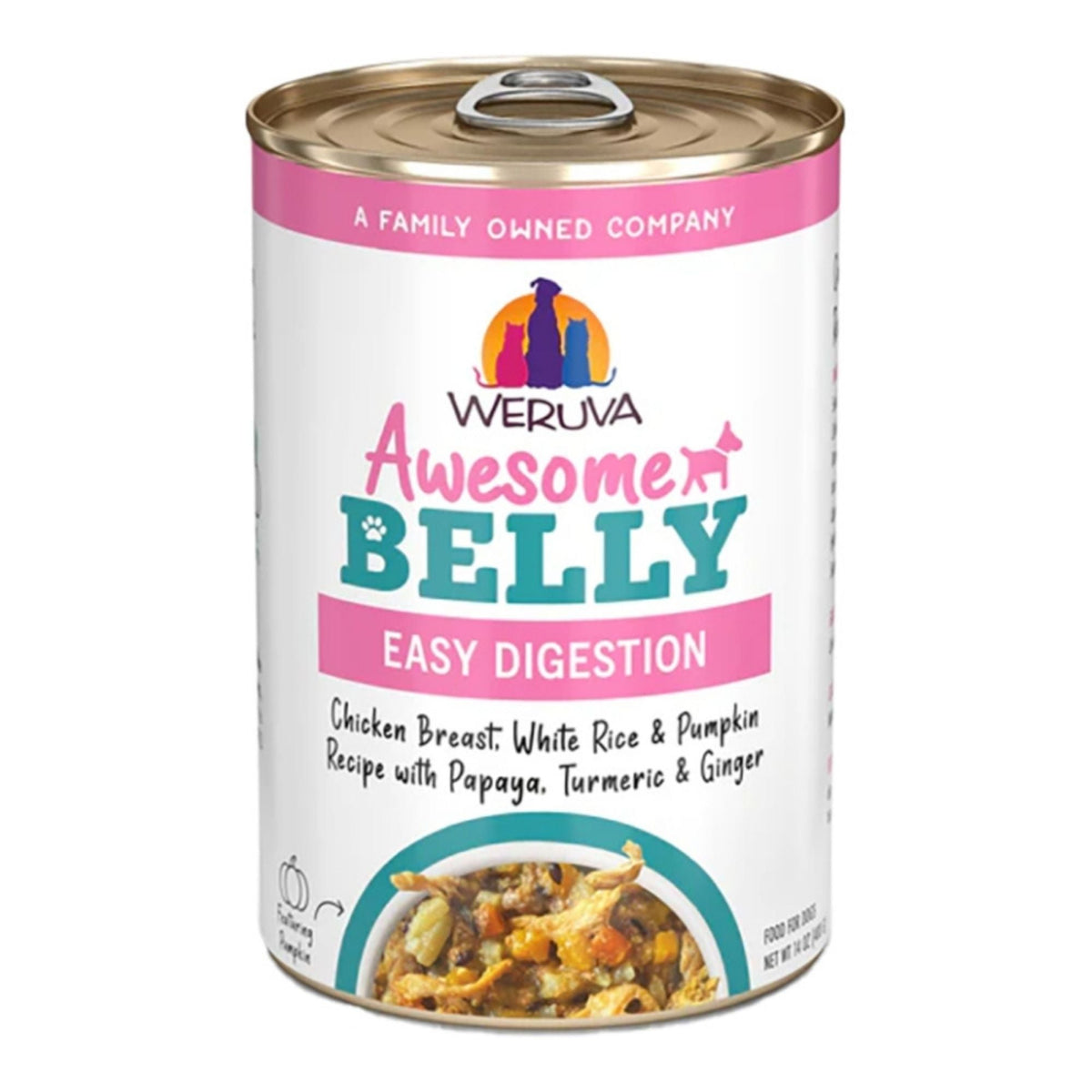 Weruva Dog Belly Chicken & Veggie 14oz.  (Case of 10)