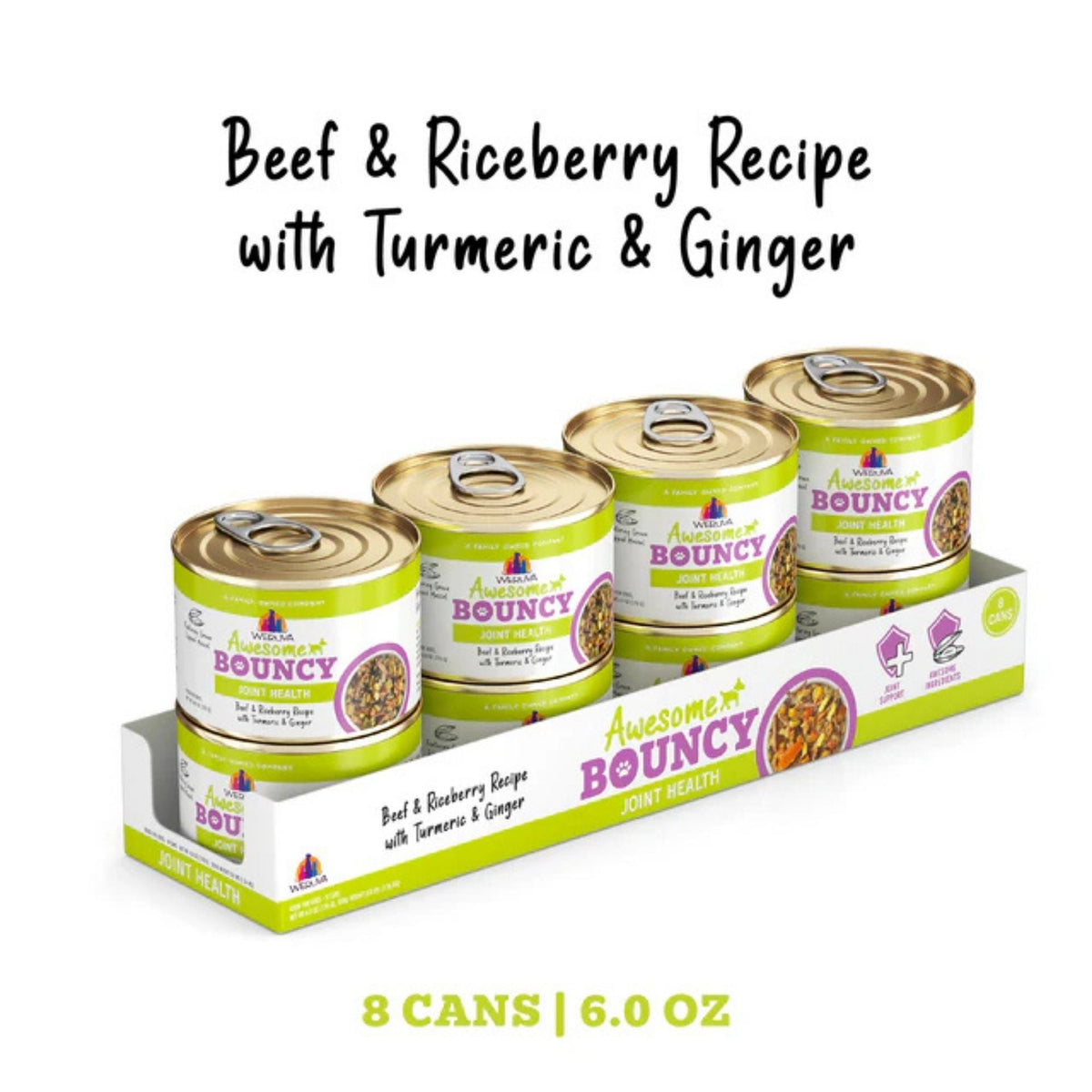 Weruva Dog Bouncy Beef & Rice 6oz. (Case of 8)