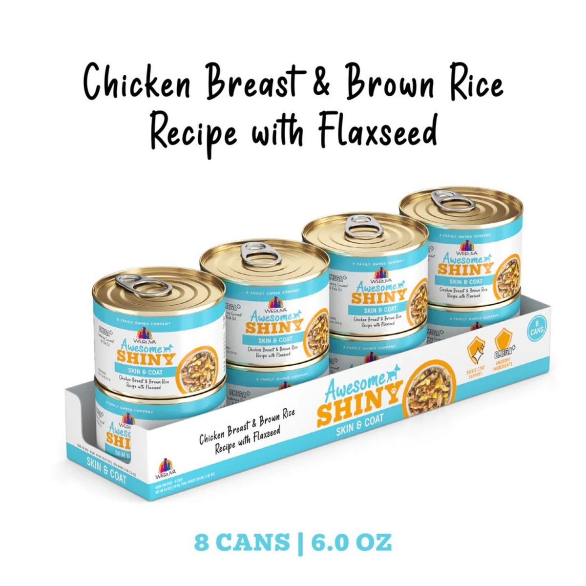 Weruva Dog Shiny Chicken & Rice 6oz. (Case of 8)