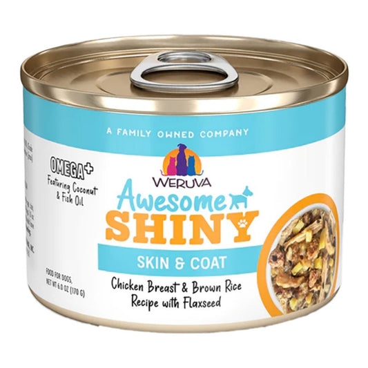 Weruva Dog Shiny Chicken & Rice 6oz. (Case of 8)