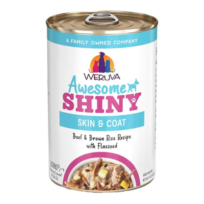 Weruva Dog Shiny Beef & Rice 14oz.  (Case of 10)