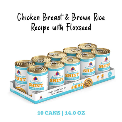 Weruva Dog Shiny Chicken & Rice 14oz.  (Case of 10)