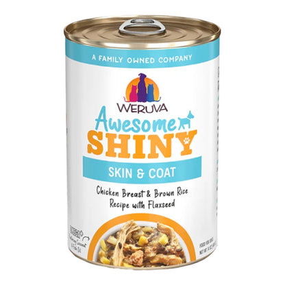 Weruva Dog Shiny Chicken & Rice 14oz.  (Case of 10)