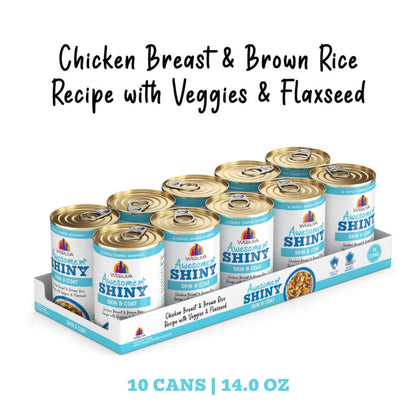 Weruva Dog Shiny Chicken & Veggie 14oz.  (Case of 10)