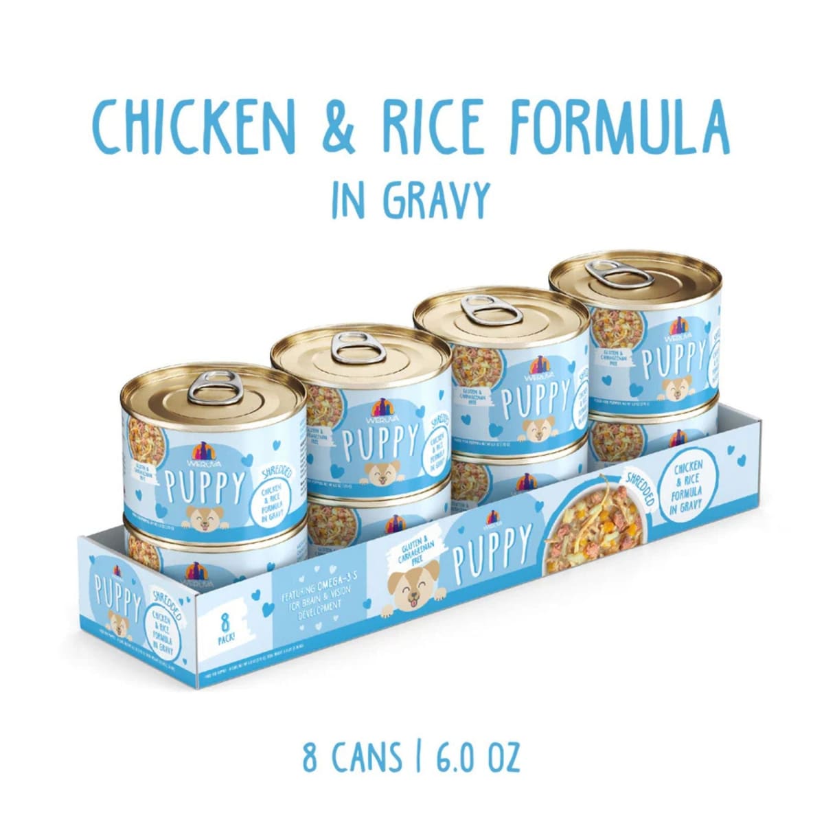 Weruva Dog Puppy Chicken & Rice Formula 6oz. - (Case of 8)