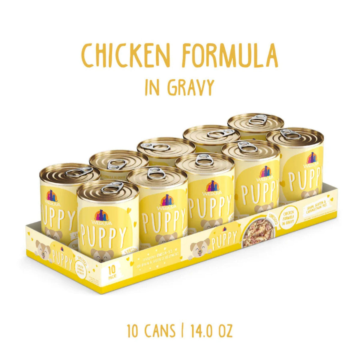 Weruva Dog Puppy Chicken Formula 14oz. - (Case of 10)
