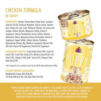 Weruva Dog Puppy Chicken Formula 14oz. - (Case of 10)