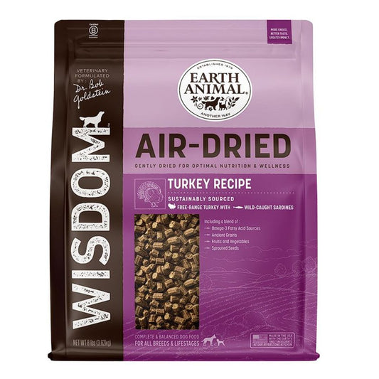 **Earth Animal Dog Wisdom Air-Dried Turkey 8Lb Default Title