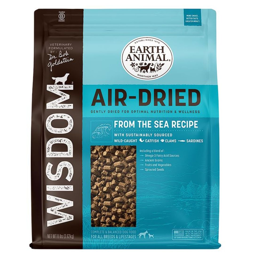 **Earth Animal Dog Wisdom Air-Dried From The Sea 8 Lb Default Title