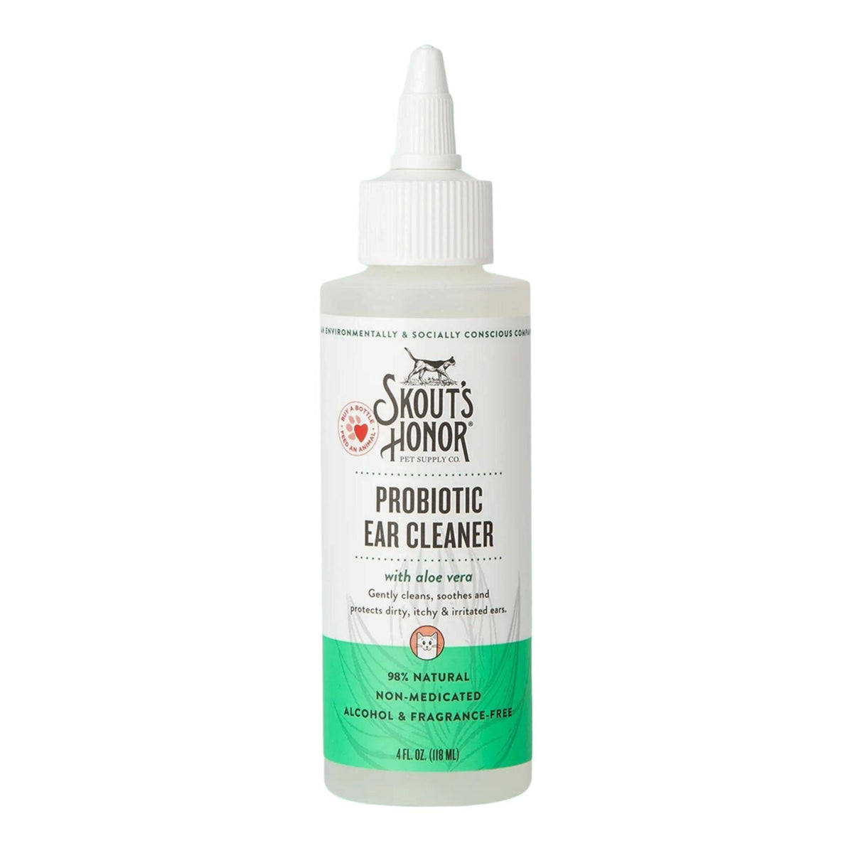 Skout's Honor Cat Probiotic Ear Cleaner 4oz. Default Title