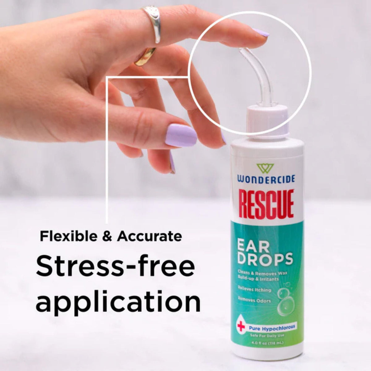 Wondercide Dog & Cat Rescue Ear Drops 4oz.