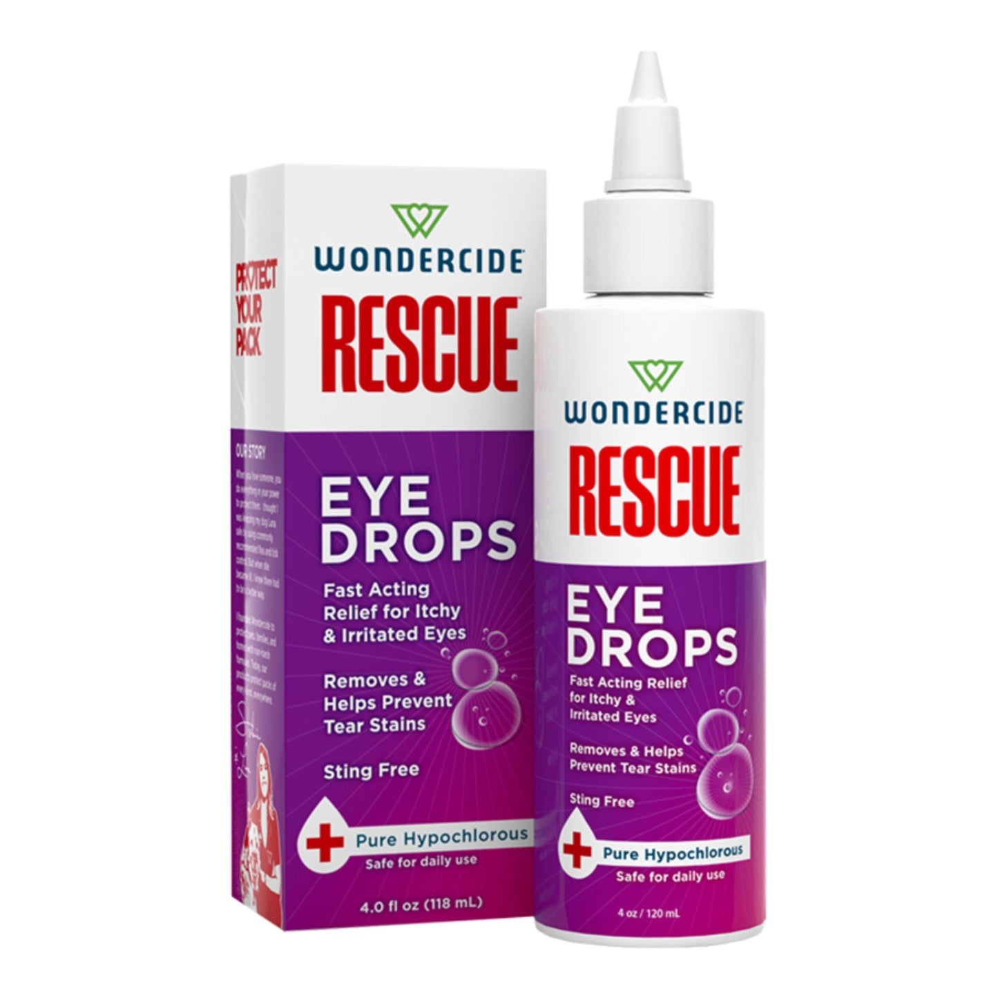 Wondercide Dog & Cat Rescue Eye Drops 4oz.