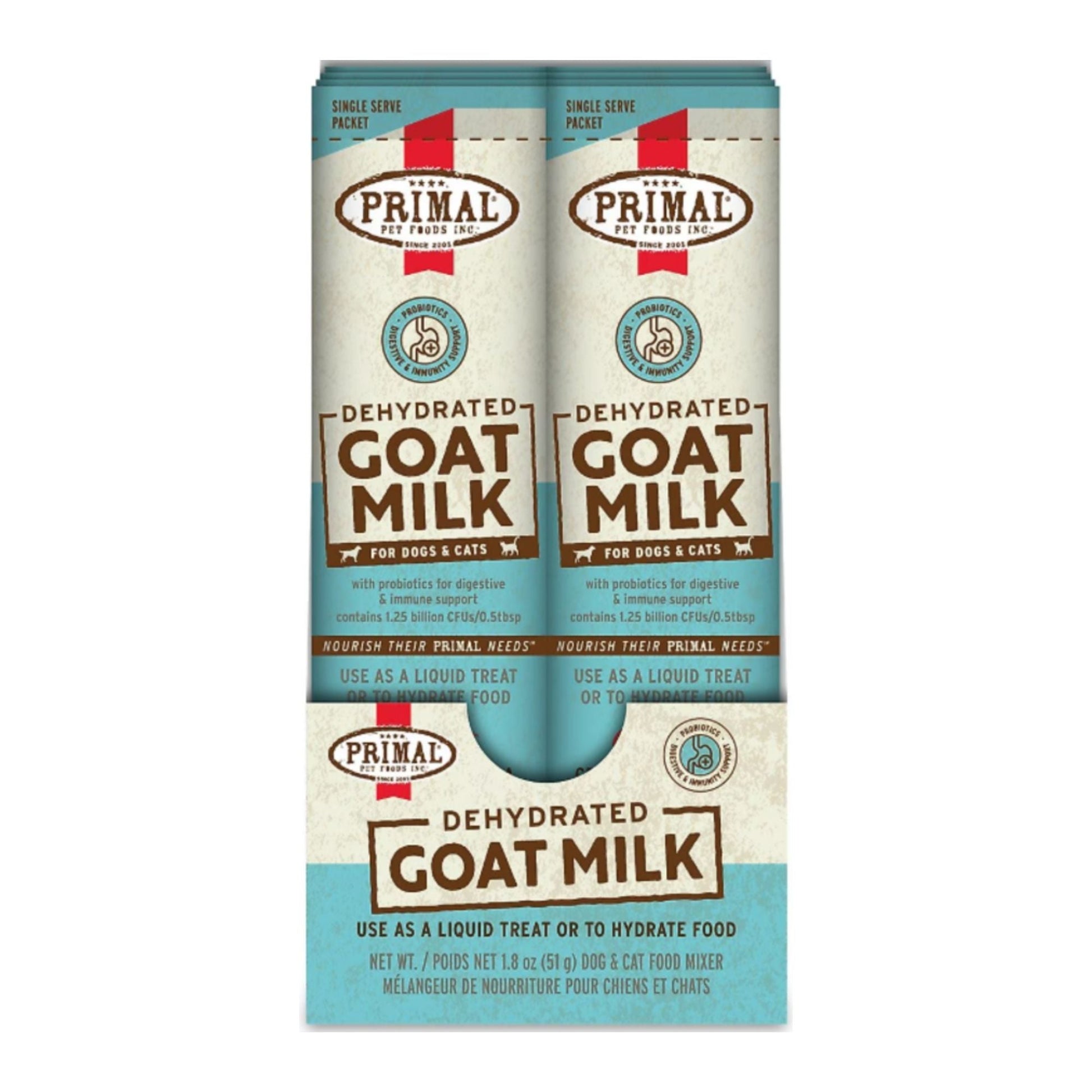 Primal Dog & Cat Dehydrated Goat Milk 10Ct Box