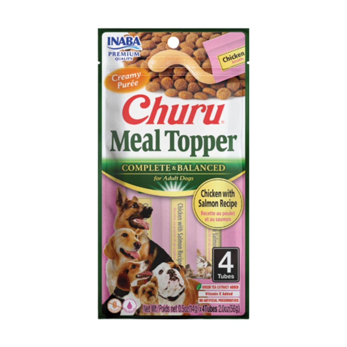 Inaba Churu Meal Topper Dog 2oz. Chicken Salmon