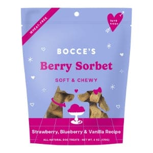 BocceS Bakery Dog Soft & Chewy Berry Sorbet 6oz