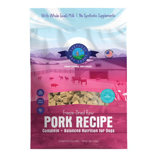 Shepherd Boy Farms Dog Freeze-Dried Pork 48oz.