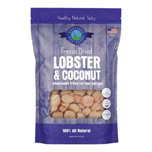 Shepherd Boy Farms Dog Freeze-Dried Lobster & Coconut 5oz.