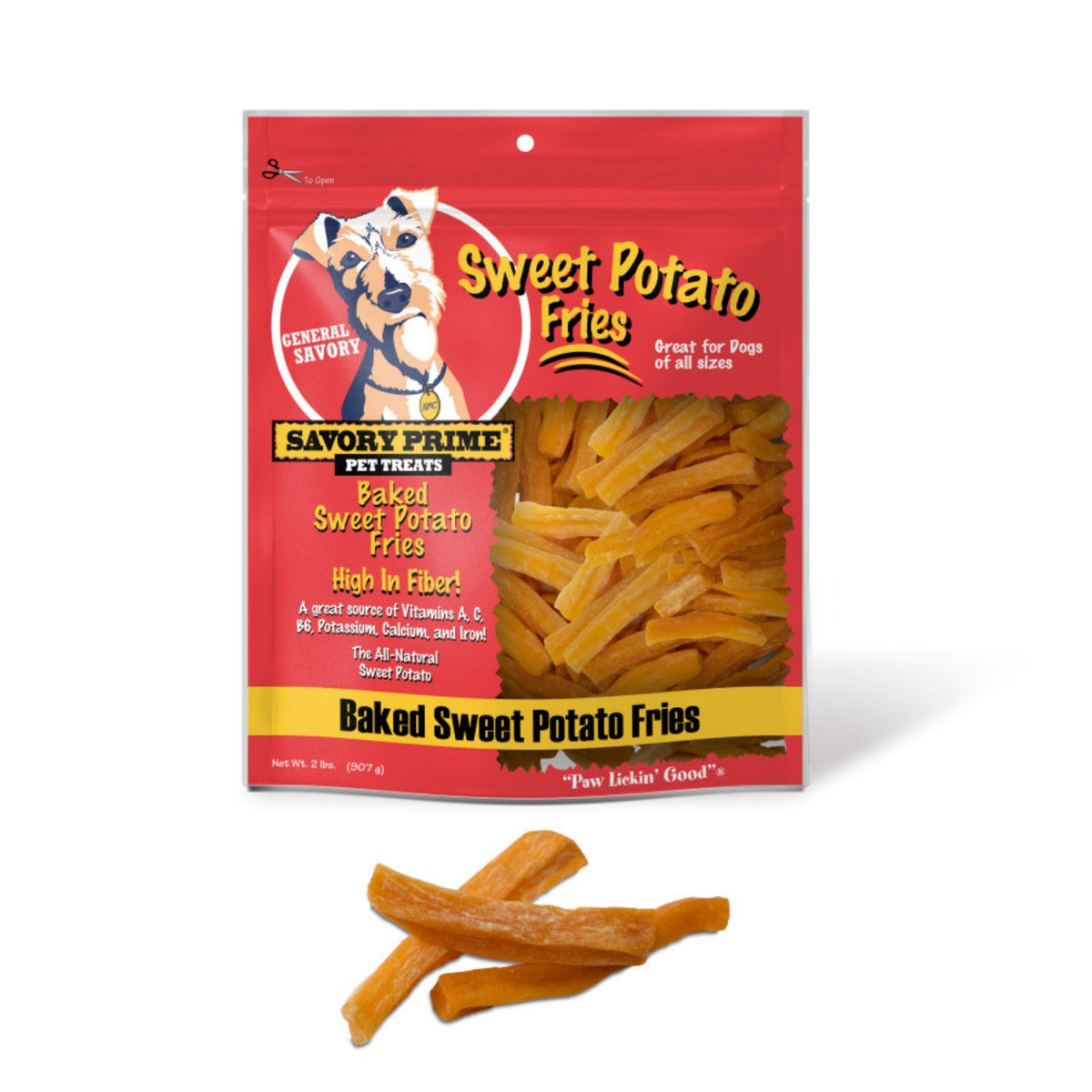 Savory Prime Baked Sweet Potato Fries Dog Treat