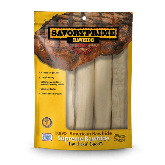 Savory Prime Supreme Rawhide Retriever Roll Natural