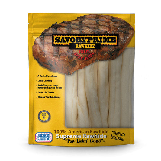 Savory Prime Supreme Rawhide Retriever Roll Natural