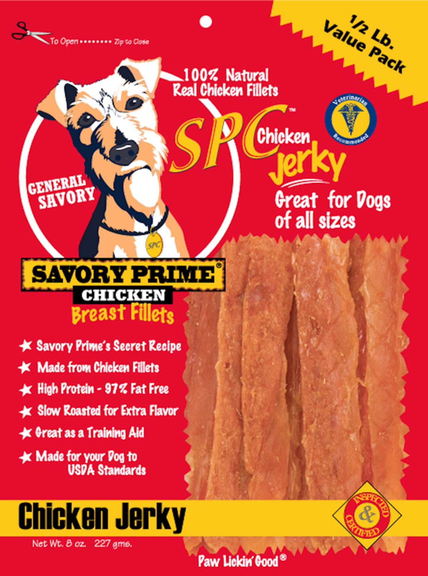 Savory Prime SPC Jerky Treats Chicken