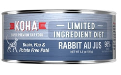 Koha Cat Limited Ingredient Pat Grain Free Rabbit 3oz.(Case of 24)