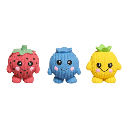 Hugglehounds Dog Ruff - Tex Fruitie Cuties Foodies - 3 Pack