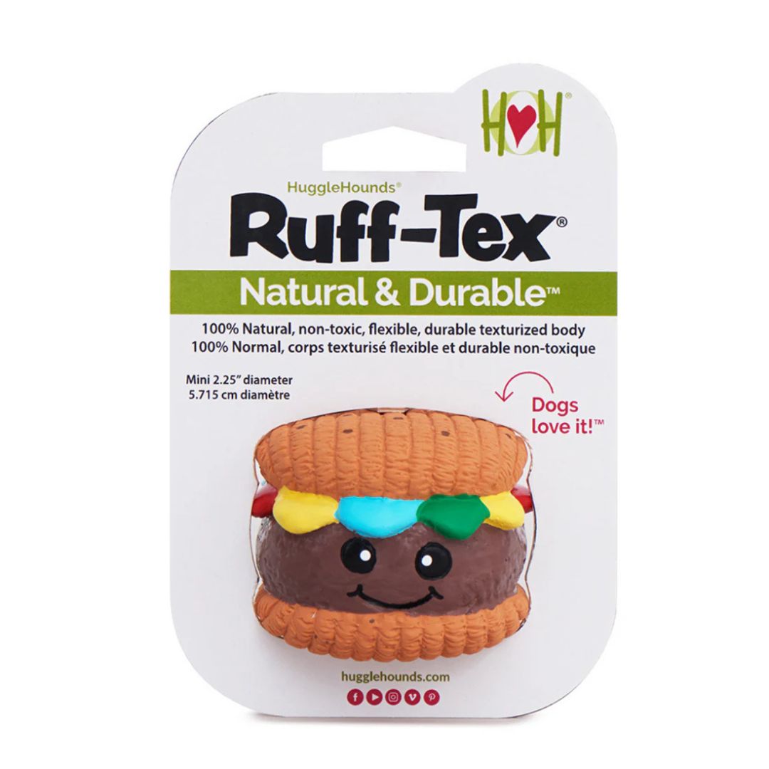 Hugglehounds Dog Ruff - Tex Big Buns Foodies Ball 2.5 Inches Small