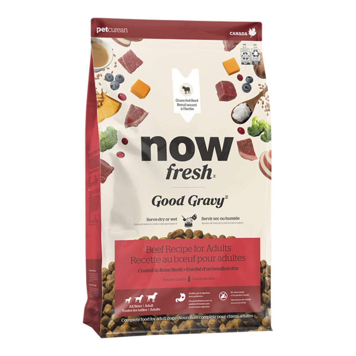 Now Fresh Dog Good Gravy Adult Beef Recipe With Ancient Grains 22Lbs