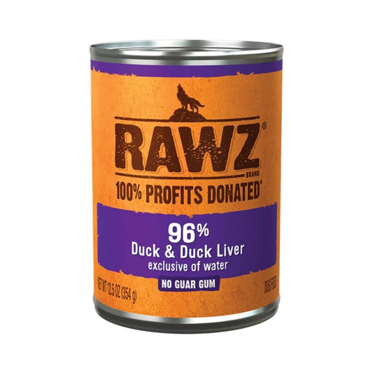 Rawz Dog 96% Duck Duck Liver Pate 12.5oz. (Case of 12)