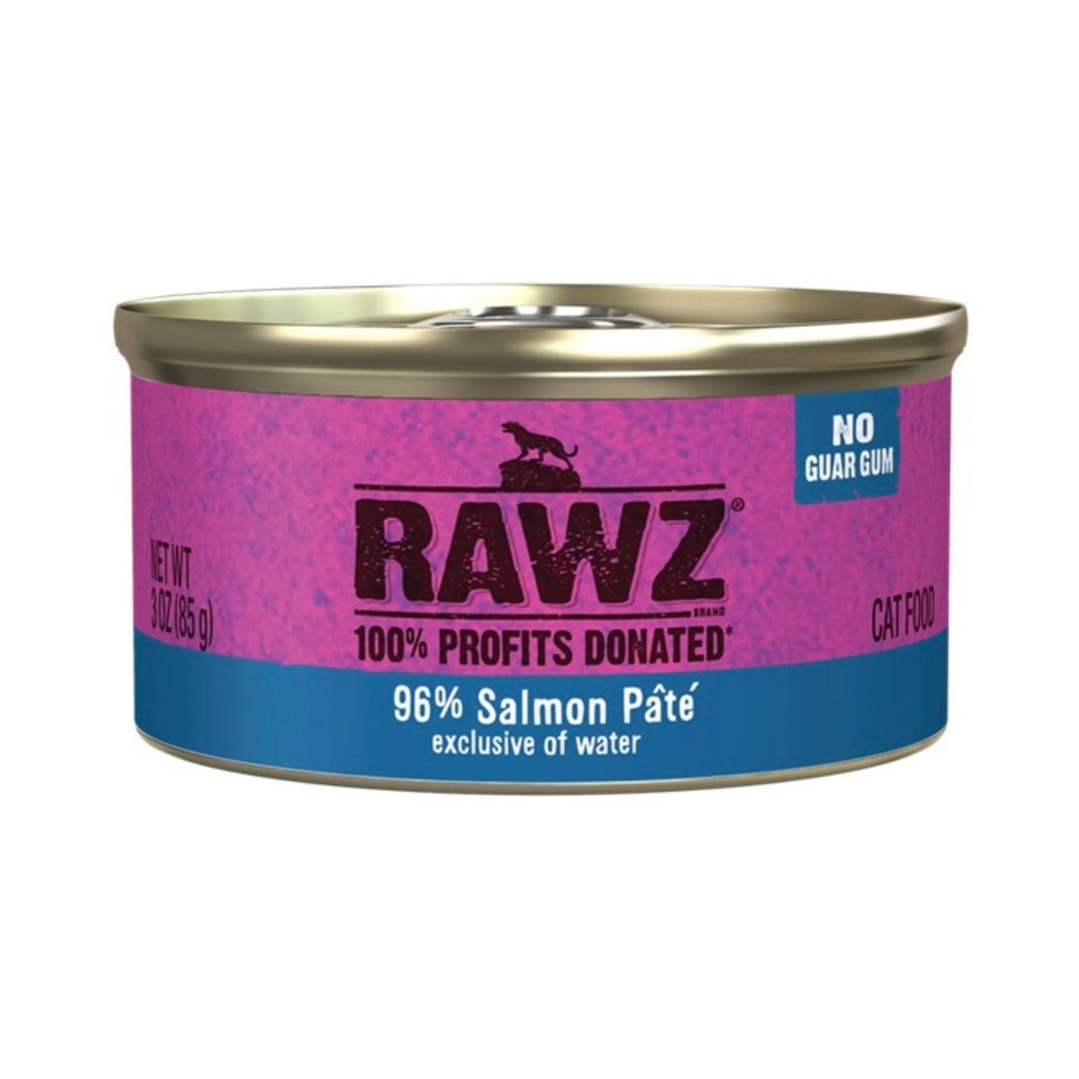 Rawz Cat 96% Salmon Pate 3oz. (Case of 18)