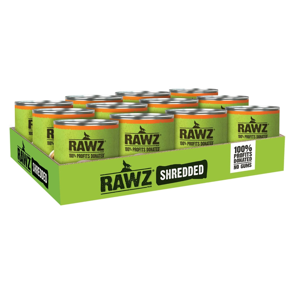 Rawz Shredded Dog Chicken Breast Pumpkin New Zealand Green Mussels 10oz. (Case of 12)