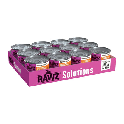 Rawz Digestive Cat Chicken Pork Pumpkin Pate 5.5oz. (Case of 24)