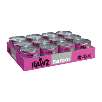 Rawz Senior Cat Chicken Green Mussels Pumpkin Pate 5.5oz. (Case of 24)