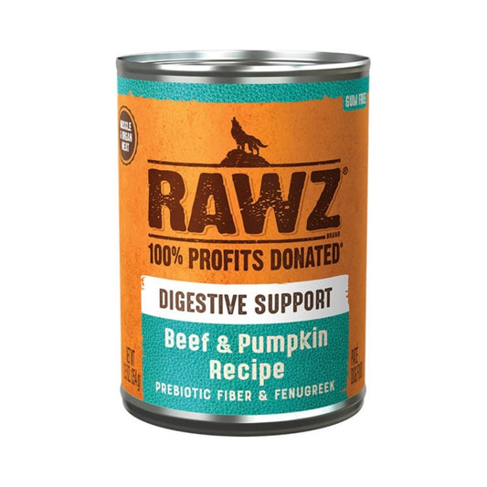Rawz Digestive Dog Beef Pumpkin Pate 12.5oz. (Case of 12)