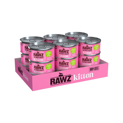 Rawz Kitten Cat Chicken Chicken Liver Pate 2.8oz. (Case of 18)