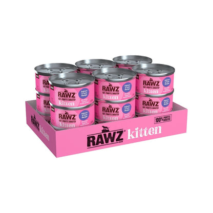 Rawz Kitten Cat Chicken Tuna Pate 2.8oz. (Case of 18)