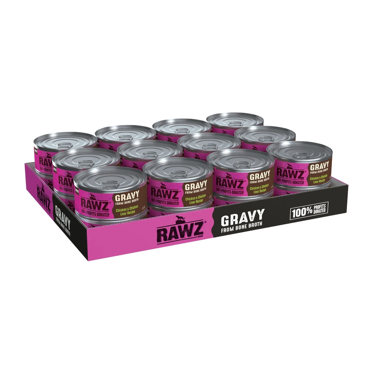 Rawz Cat Gravy Chicken Chicken Liver 3oz. (Case of 18)