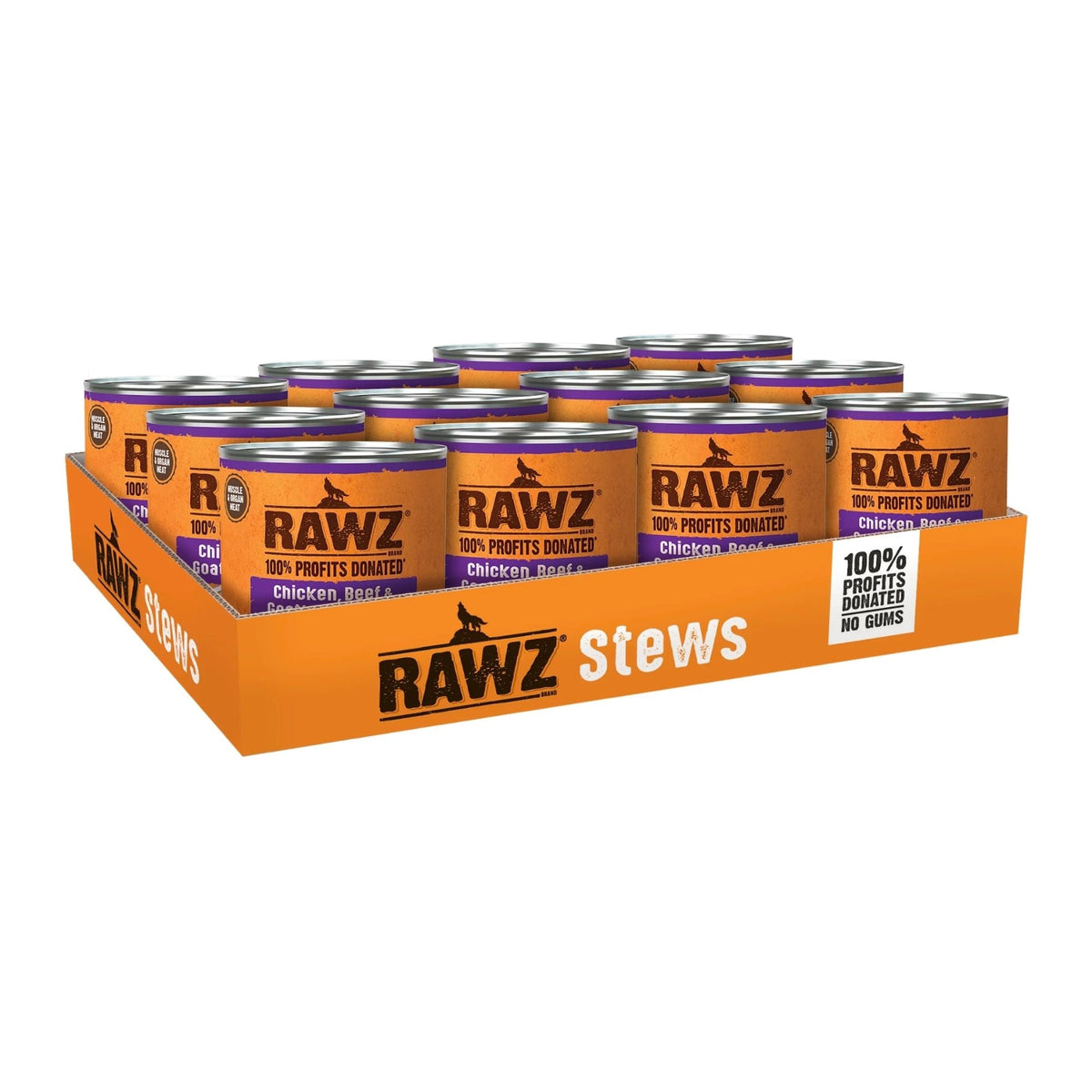 Rawz Stew Dog Chicken Beef Goat Milk 10oz. (Case of 12)