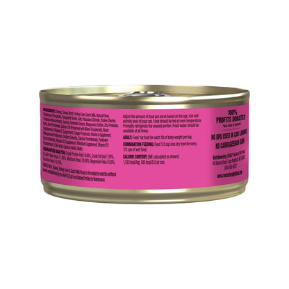 Rawz Cat 96% Turkey Turkey Liver Goat Milk Pate 5.5oz. (Case of 24)