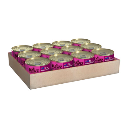 Rawz Cat 94% Venison Goat Milk Pate 6oz. (Case of 24)