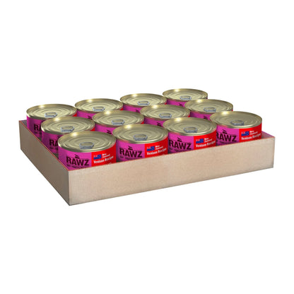 Rawz Cat 94%  Venison Green Mussels Pate 6oz. (Case of 24)