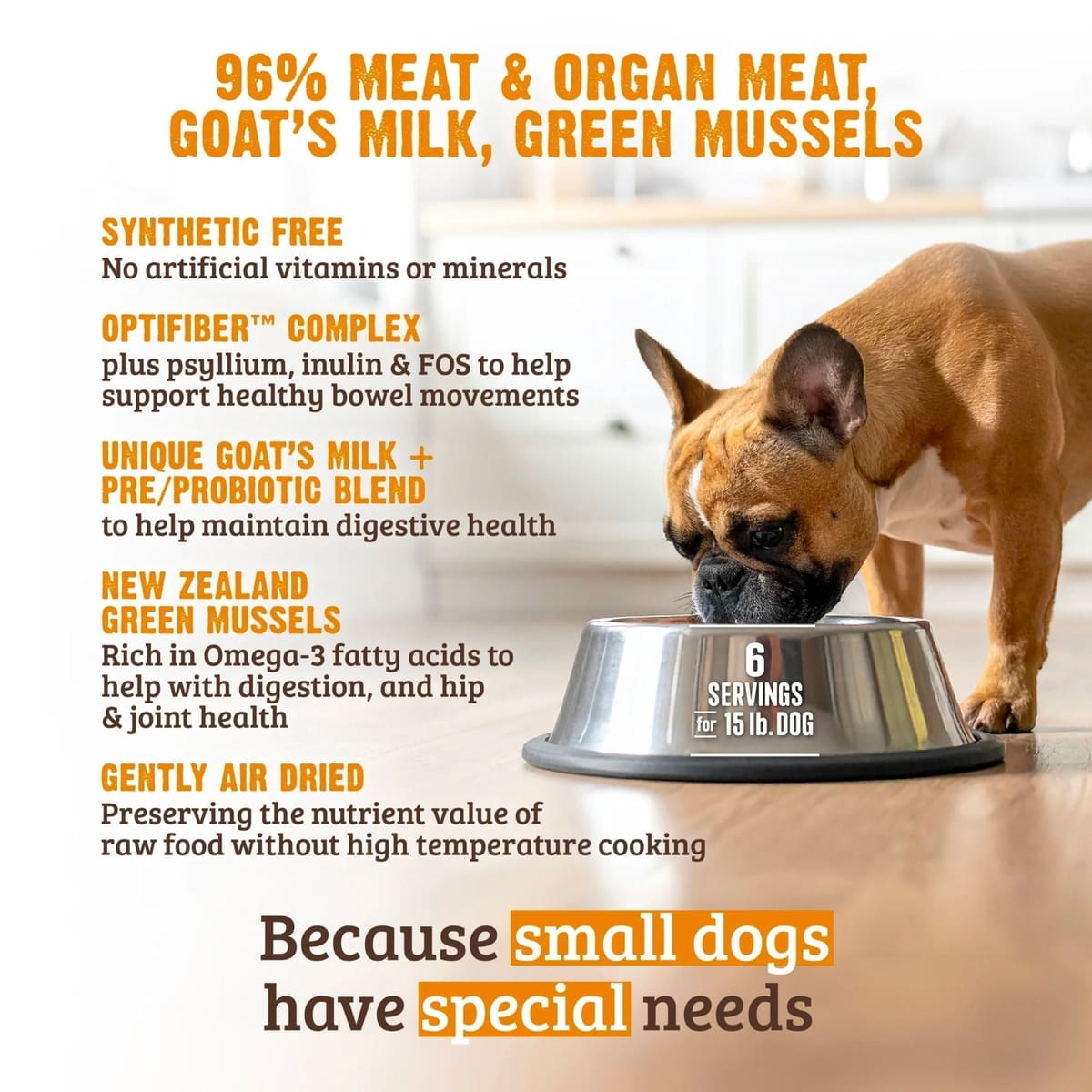Rawz Just For My Small Dog Air Dried Lamb 2.5oz.