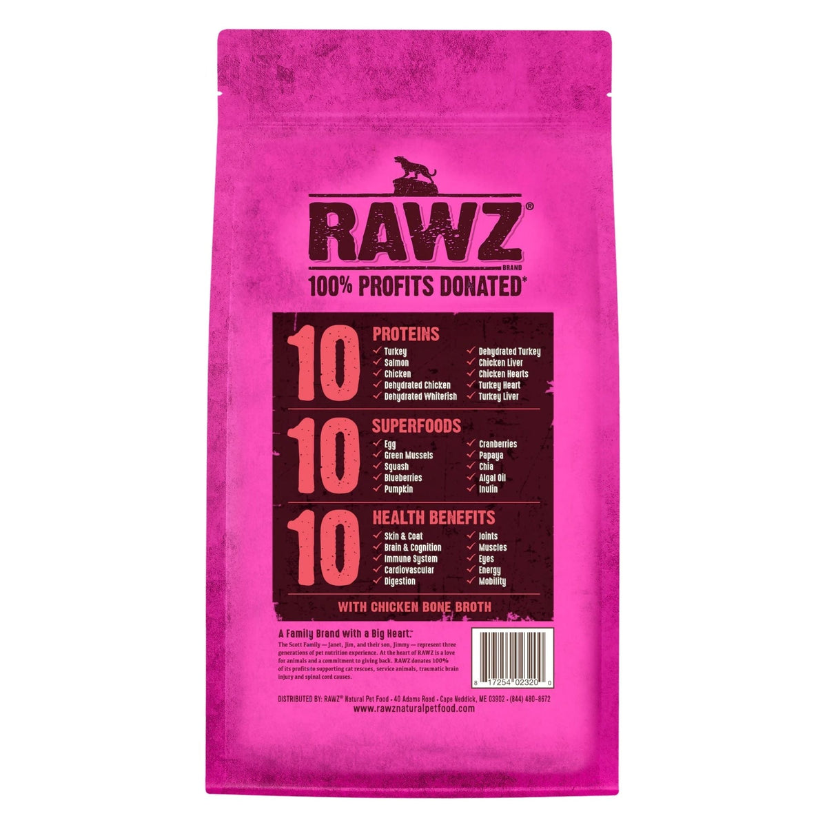 Rawz 10 Essentials Cat Turkey Salmon & Dehydrated Whitefish 3.5Lb