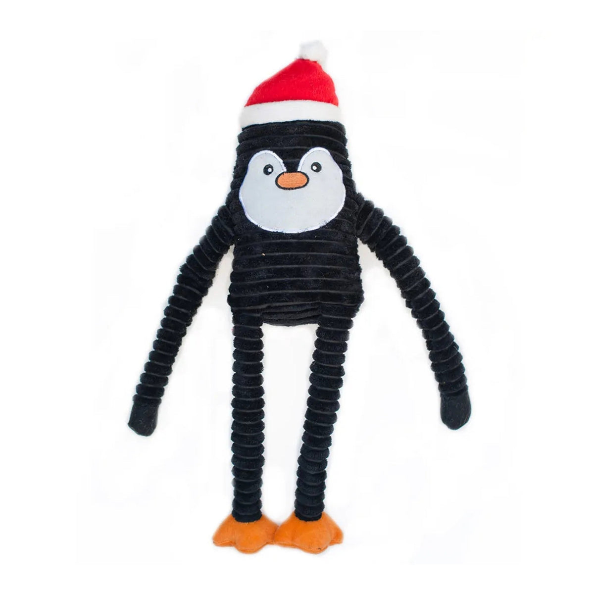 Zippypaws Holiday Crinkles Penguin Black/White Jumbo
