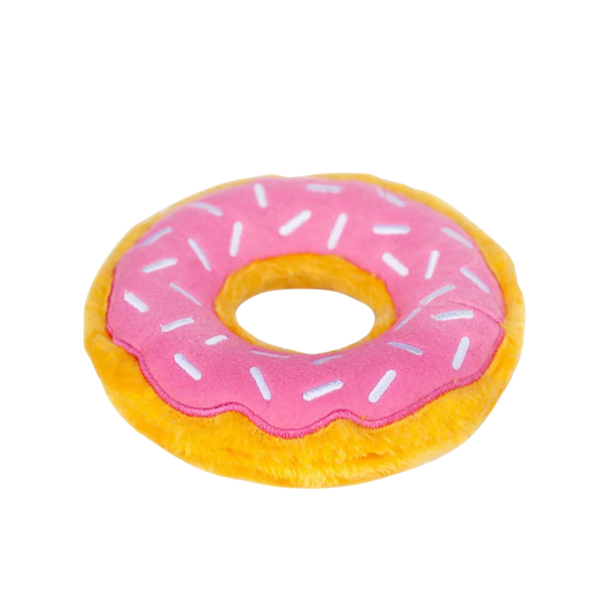 ZippyPaws Donutz Dog Toy Strawberry 1ea/MD
