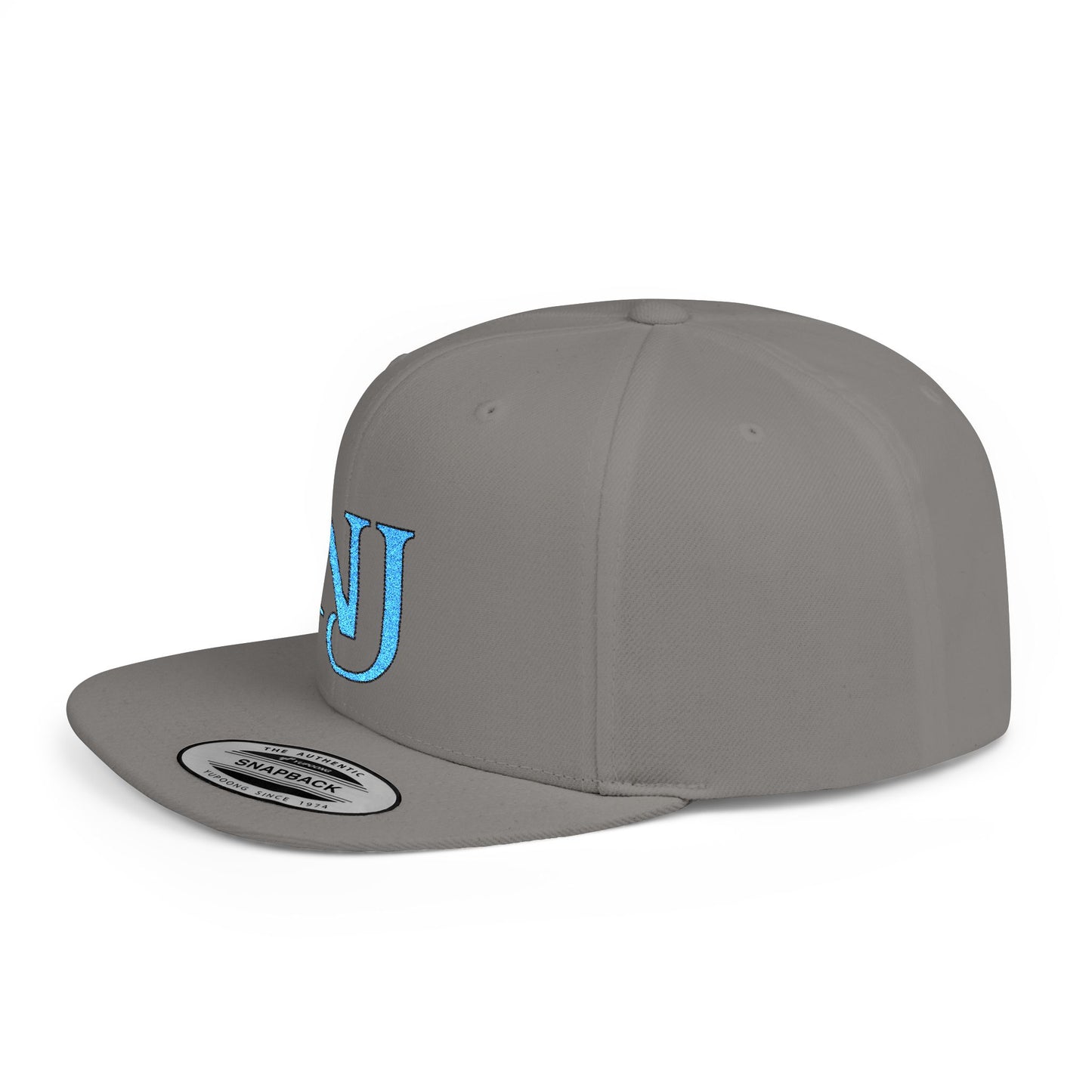 NJ Embroidered Snapback Hat