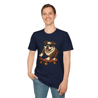 Skateboard Bulldog T-Shirt