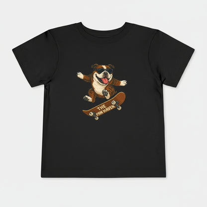 Skateboarding Dog Toddler Tee