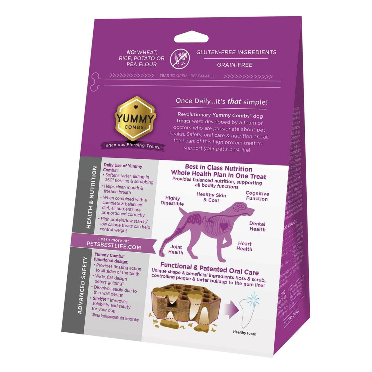 Yummy Combs Dog 12oz. Dental Extra Small